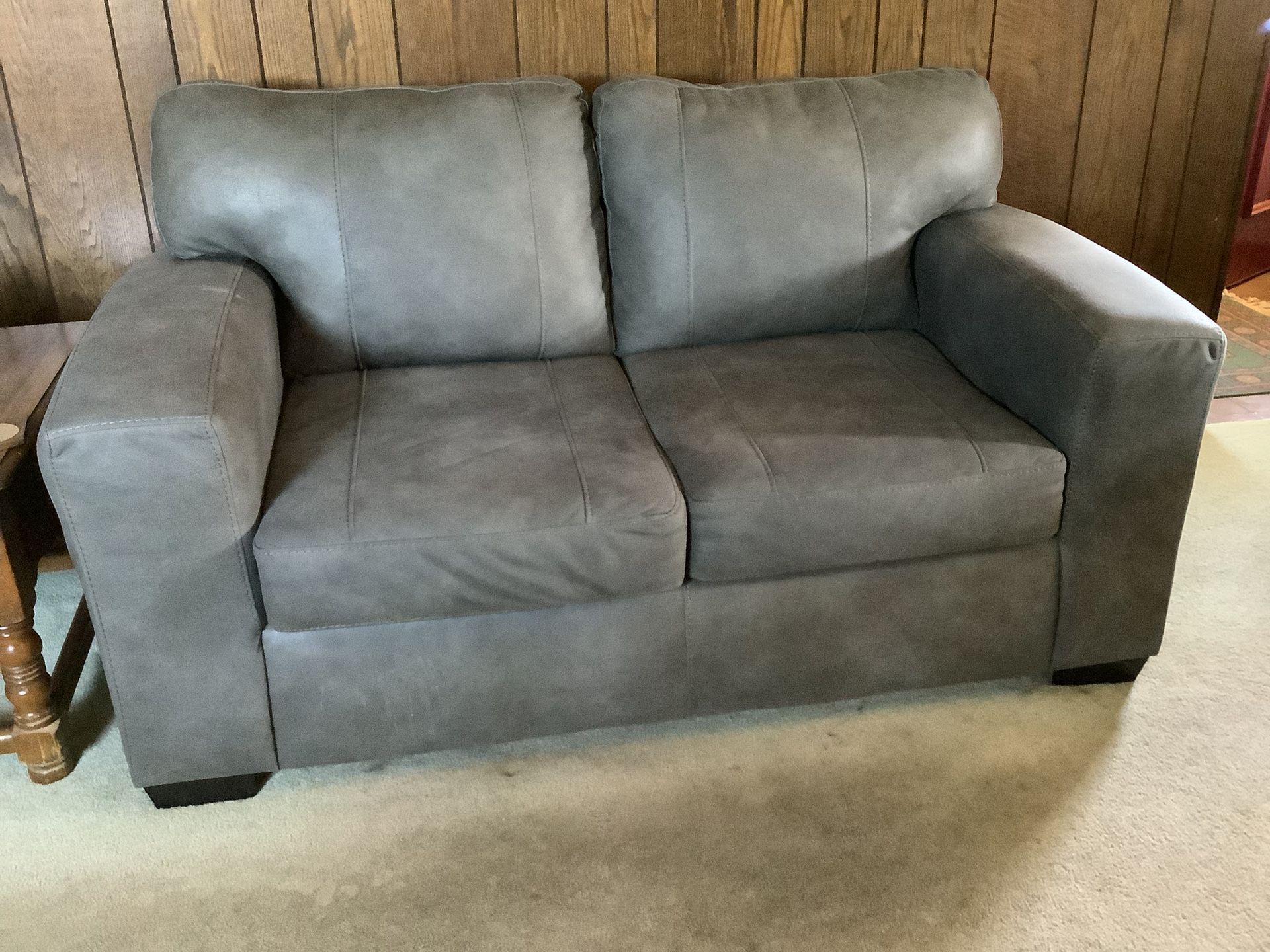 Beautiful Gray Loveseat