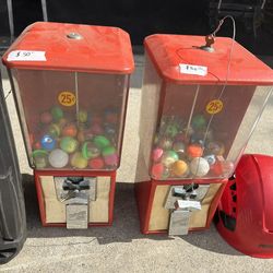 Two Gum Ball Machines