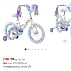 Frozen Kids Bike In Great Condition 