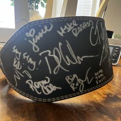 Lifting Belt Signed By Multiple Mr. Olympian  