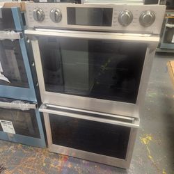 Samsung 30 Inch Electric Double Wall Oven Stainless Steel Convection 