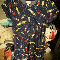 Lularoe 4Th of July Patriotic Girl’s Dresses