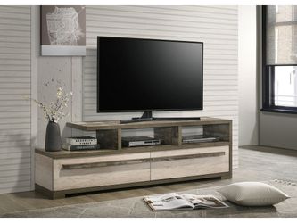 Patterson Weathered White/Natural TV Stand