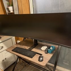 Viotek 49 In Curved Monitor Nice 