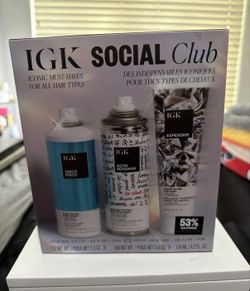 IGK social club hair styling set