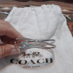 COACH Criss Cross Bangle Bracelet 