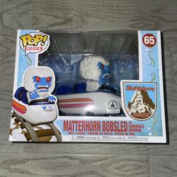 Funko Pop Matterhorn Bobsled and Abominable Snowman #65 Disney Parks Exclusive Figure