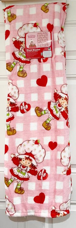 Strawberry Shortcake Twin Size Valentine’s Day Blanket