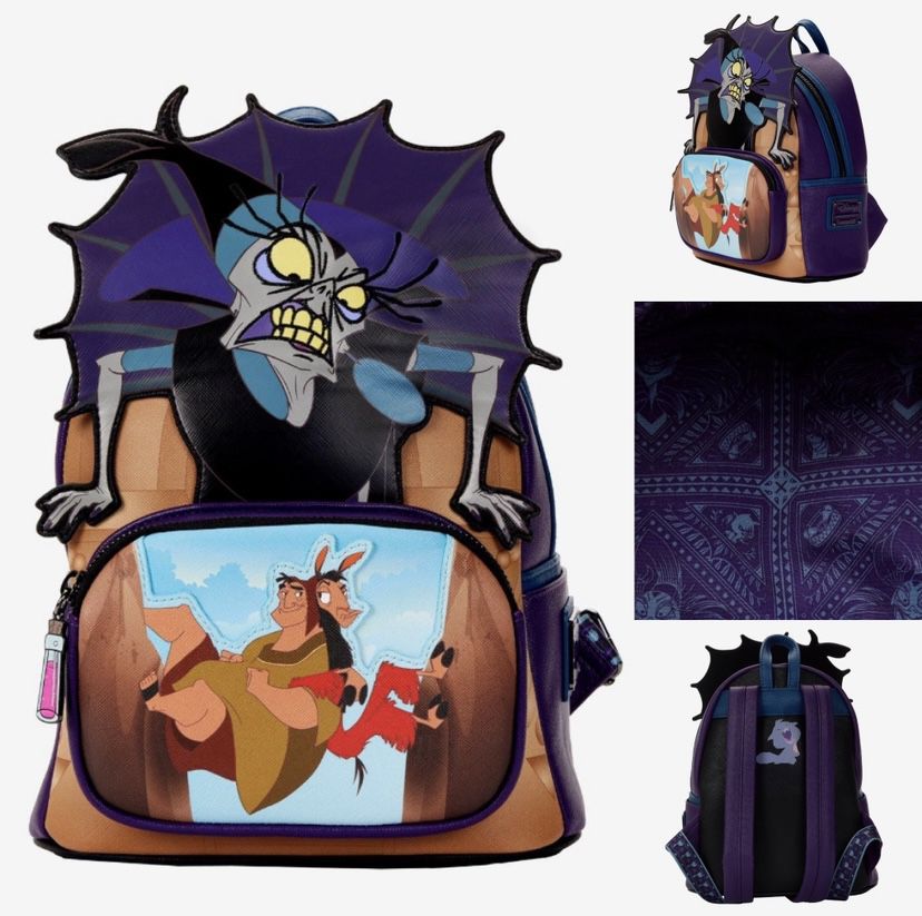 Loungefly Disney The Emperor’s New Groove Yzma Villain Scene Mini Backpack 