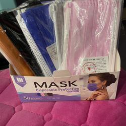 Color Mix Disposable Masks