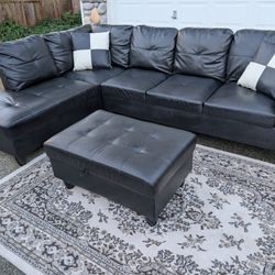 Black Sectional Delivery Available 🚚