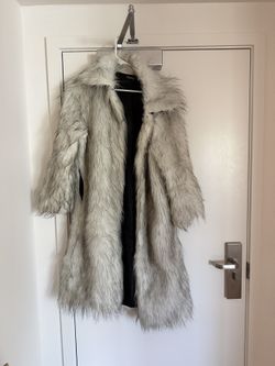 AIXIRUI Long Faux Fur Coat - Women's XL