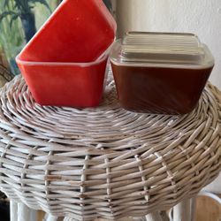 Vintage refrigerator jars