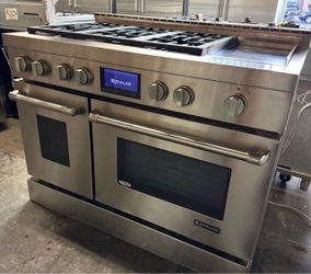 JENN-AIR 48” PRO-STYLE DUAL-FUEL RANGE – DOUBLE OVEN + GRIDDLE