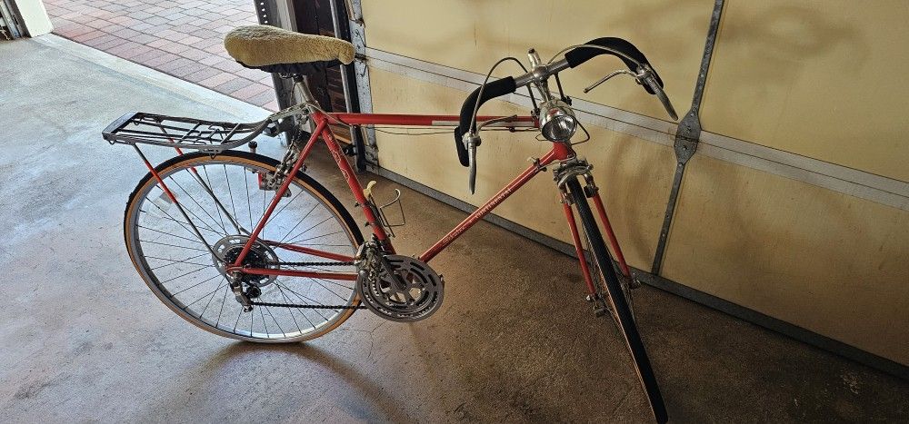 Schwinn Continental Bicycle 1970s Red