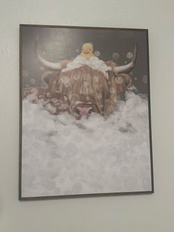 Cow/rubber duck picture frame