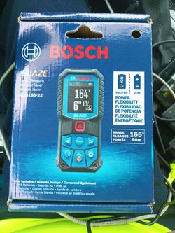 Bosch blaze  glm165-22 laser measure