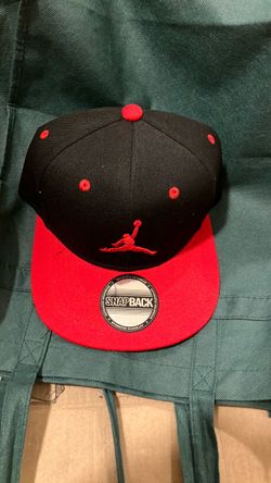 Jordan Jumpman Snapback Hat Black Red