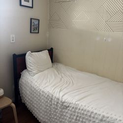 Twin Frame All Modern & Casper Mattress 