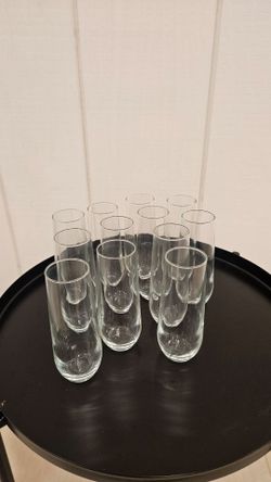 Set of 12 NEW Crate & Barrel Champagne Glasses