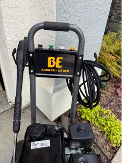 BE Gas Pressure Washer 3400 PSI
