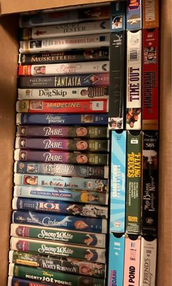 FRESH Collection of 600 VHS Movies and VHS Box Sets, Sold Individually For Your Collection
