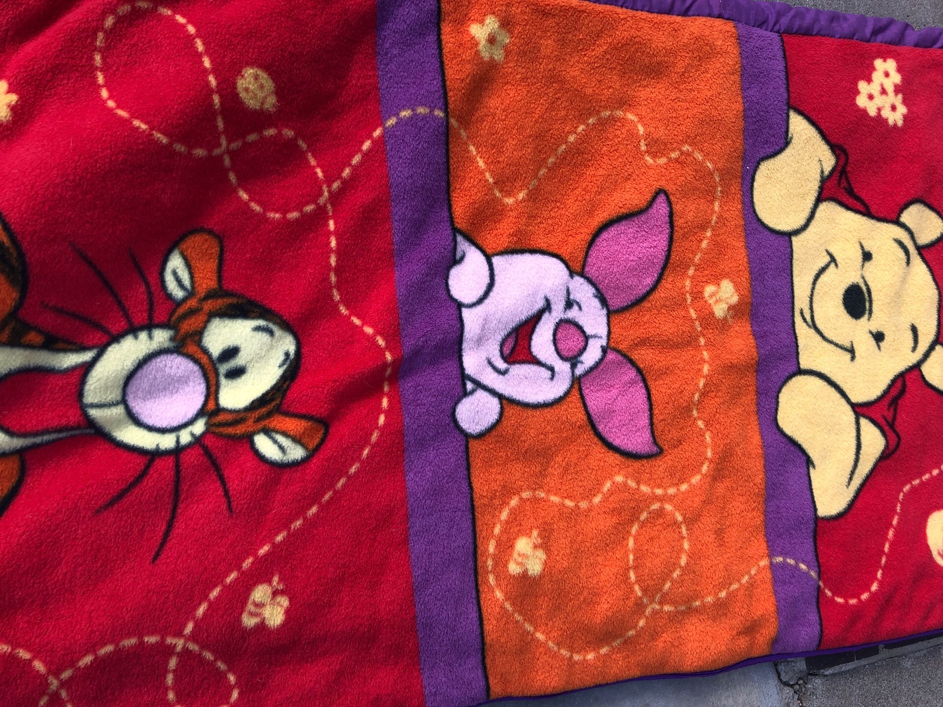 Marshmallow Ready Bed. Winnie the Pooh, Tigger and Piglet children’s sleeping bag.
