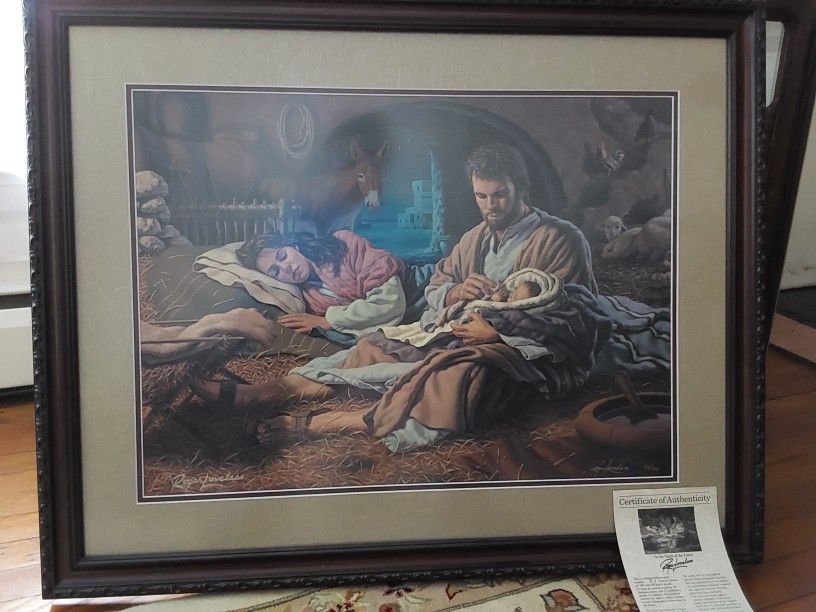 Collectable Artwork: Natural Interpretation Of The Birth Jesus, .....the Nativity