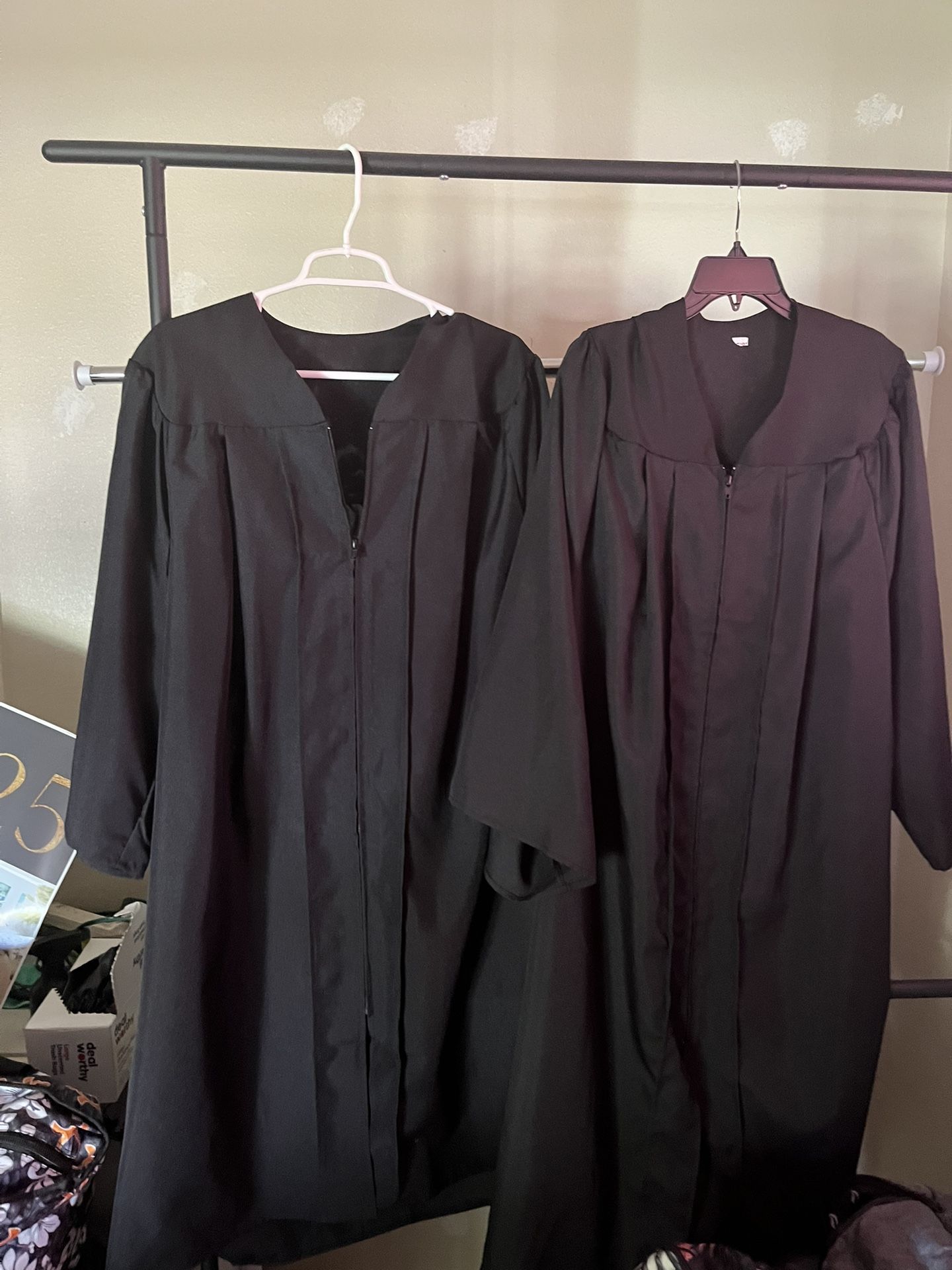Cal State Dominguez Graduation Gowns . 1. Small Medium. 2. Large 