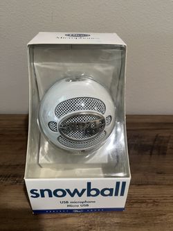 Logitech for Creators Blue Snowball iCE USB Microphone - White