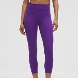 Vibrant Purple Lululemon Wunder Train HR Tight 23"