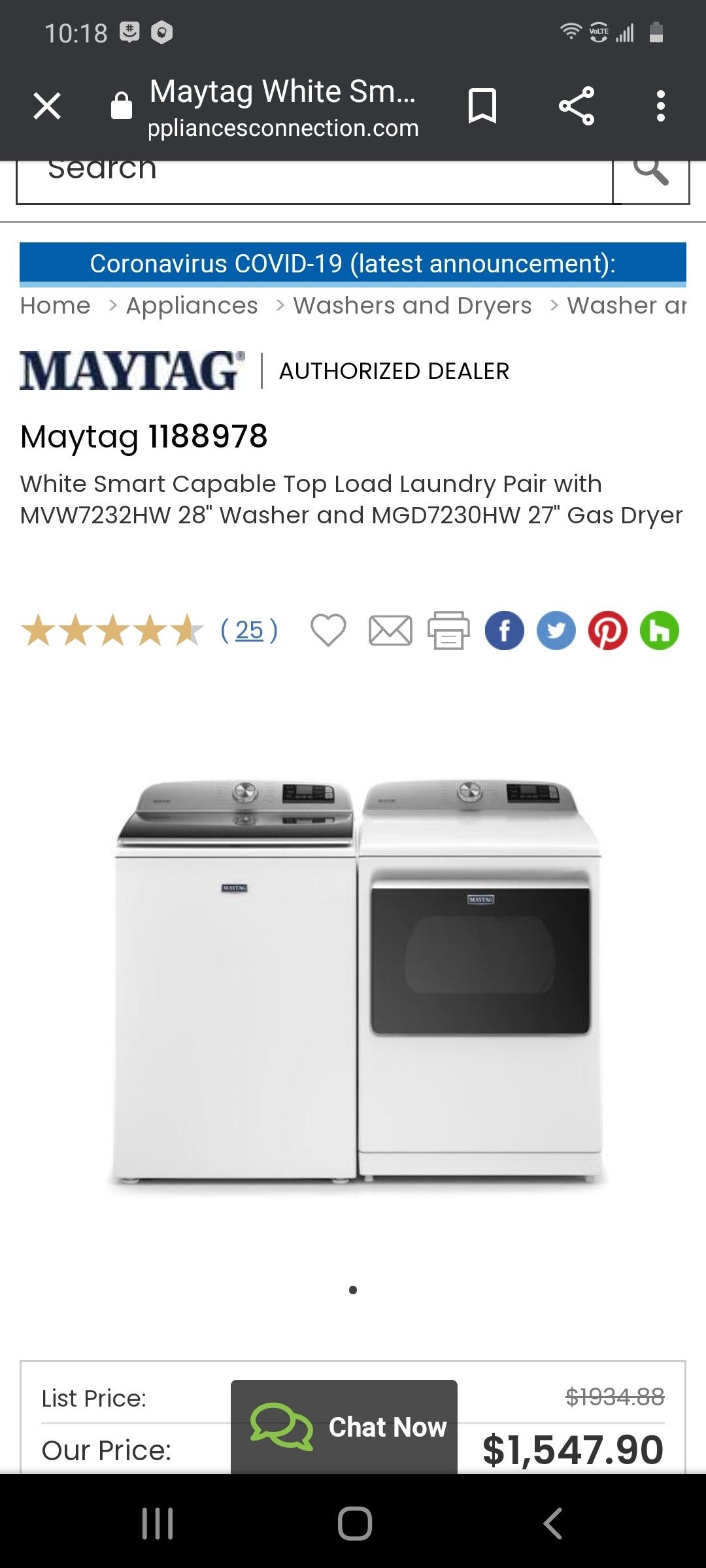 Maytag Washer and Dryer set