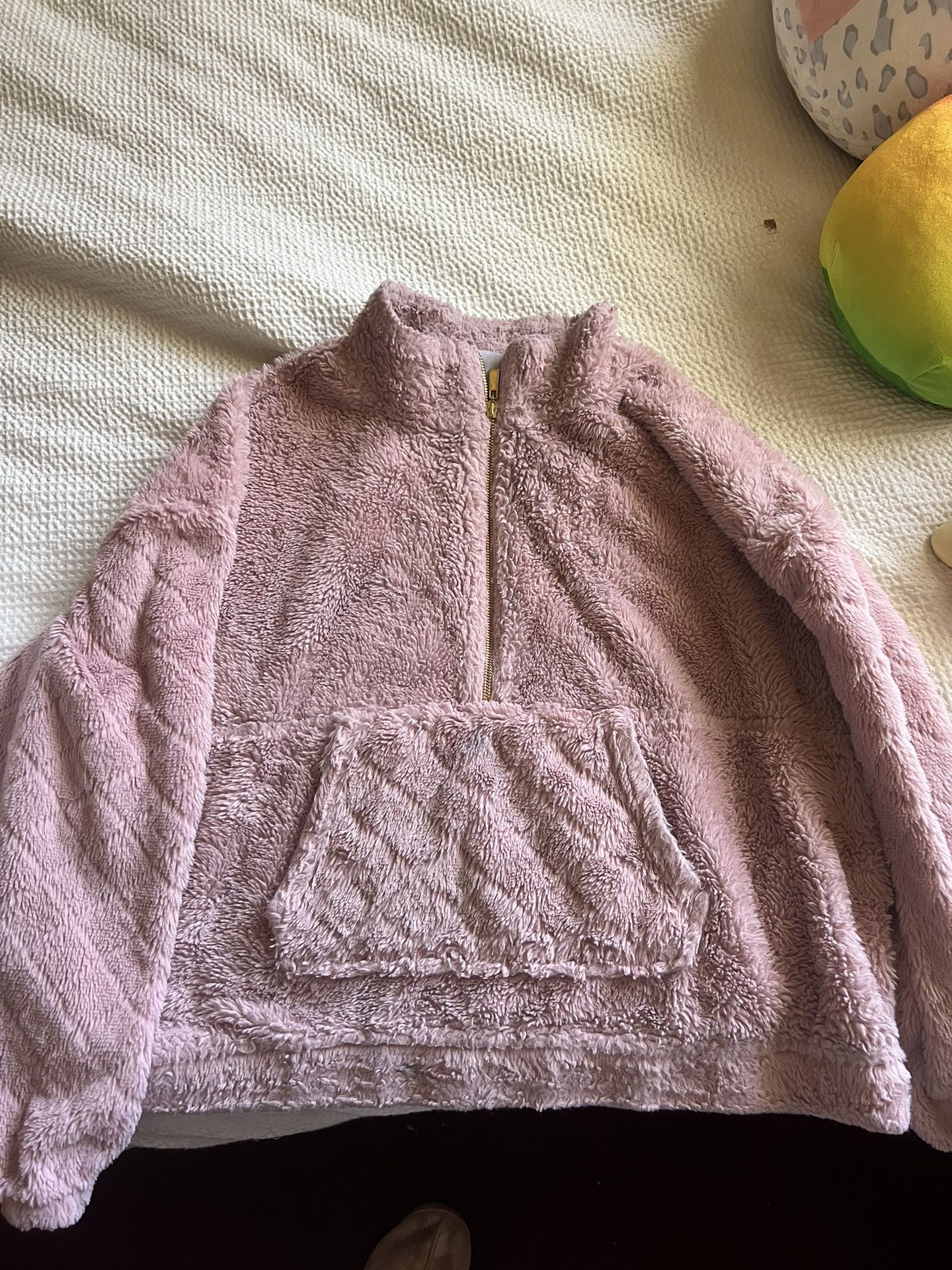 Pink Fuzzy Hoodie
