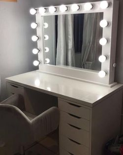 XL Hollywood Style Vanity Mirror