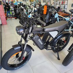 Ridstar Q20 Electric Bicycle 33MPH! Finance For $50 Down Payment!!