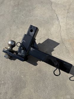 Adjustable Drop Hitch Ball Mount