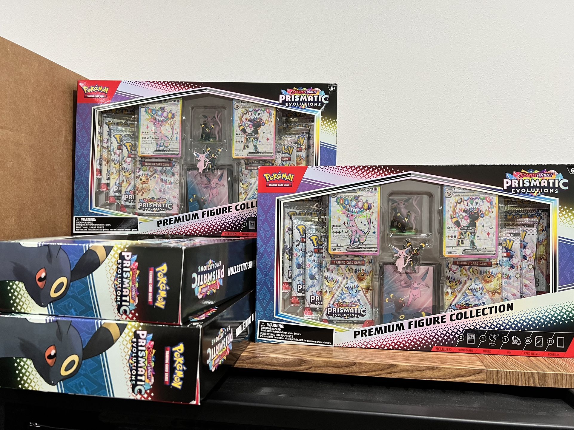 Prismatic Evolution Premium Figure Collection Pokemon Cards