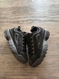 All black filas size 8 men