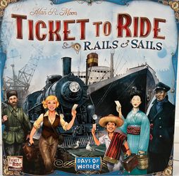 Ticket to Ride Rails & Sails Board Game