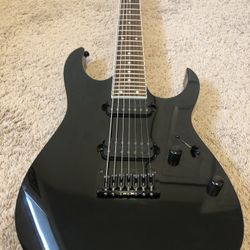 Ibanez Rg7321 Black 7 String Guitar (upgraded) 