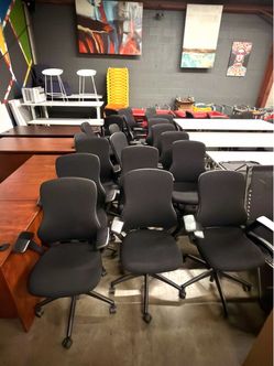 Knoll ReGeneration Chair, Upholstered, Adjustable Arms, Adjustable Lumbar Support