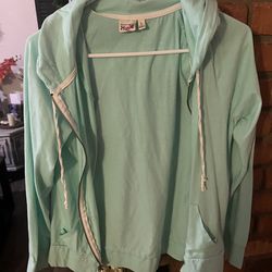 2 size large women’s hoodie and long sleeve plaid shirt