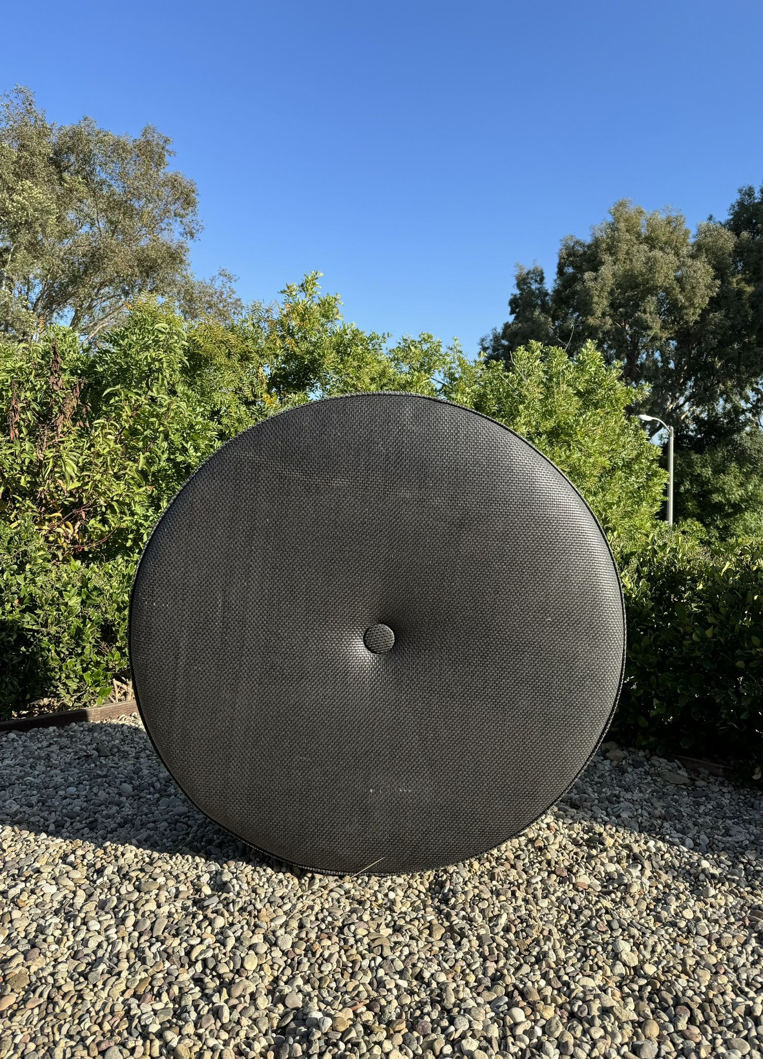 Large Round Ottoman