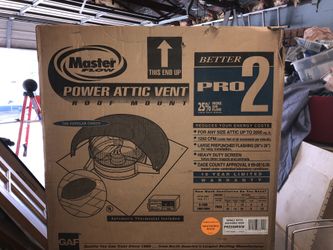Master Flow Power Attic Vent Roof Mount