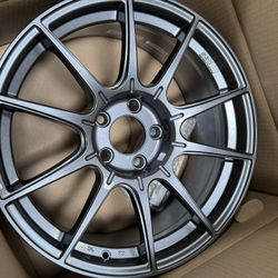 SSR GTX01 wheels with tires, 18x9.5 +44 offset, 5x114 bolt pattern. Tires are Falken FK460 245/40/18