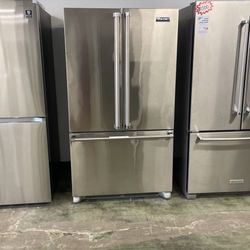 Viking French Door Refrigerator Stainless Steel  NU