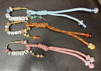 Handmade Beaded Carabiner
