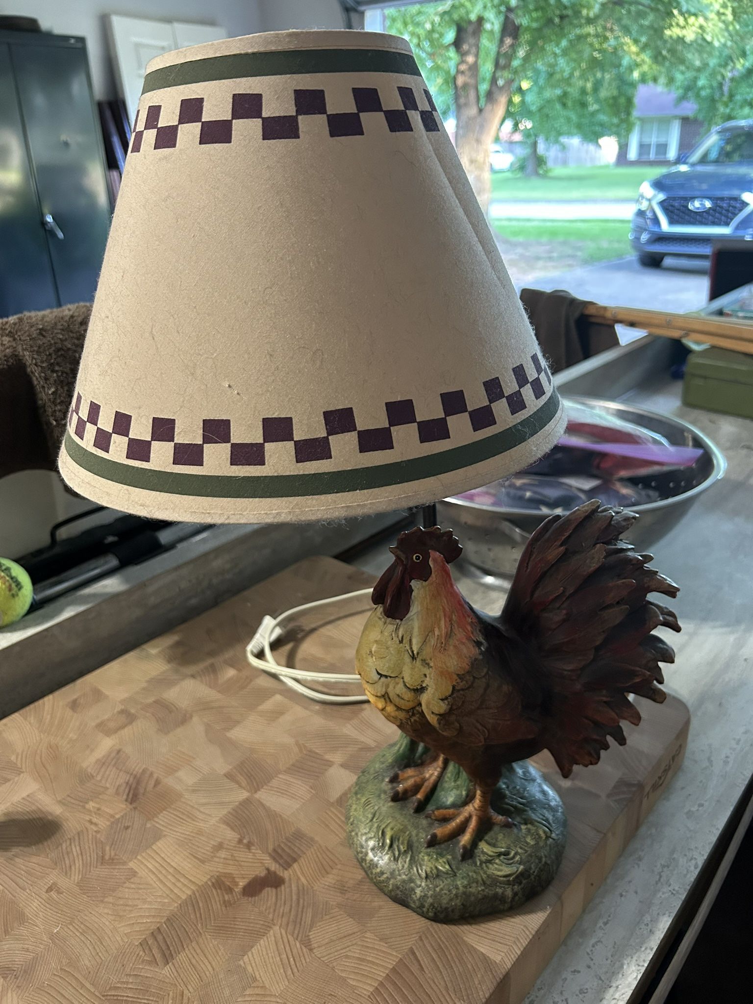 Rooster/chicken Lamps With Shades
