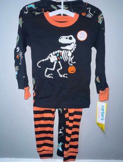 New Carters 4 Piece Dinosaur Boys Pajama Set Size 2T or 3T