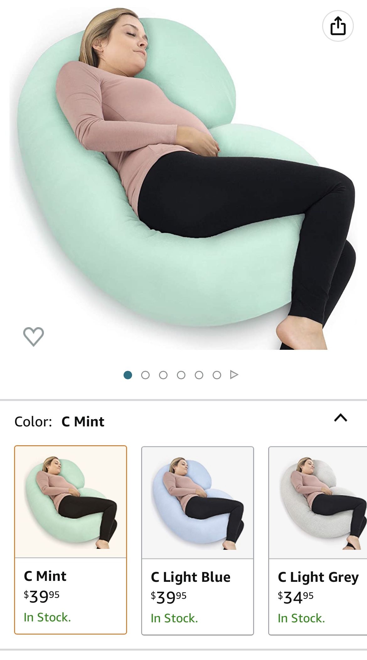Pregnancy Pillow C-shape